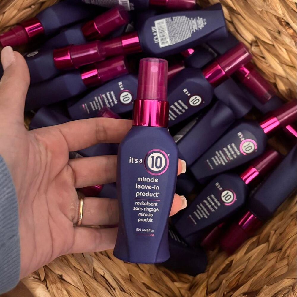 IT'S A 10 Miracle Leave-In Hair Treatment 2 oz (Lot of 10) Care Bundle Set AC